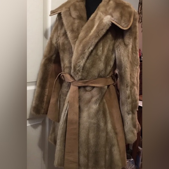 Tissavel of France Jackets & Blazers - Rawley International FRANCE Faux FUR Coat Vintage Gorgeous Tissavel England Med!